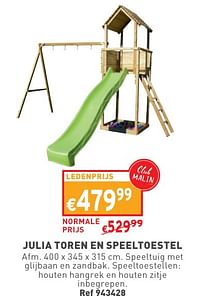 Julia toren en speeltoestel-Huismerk - Trafic 
