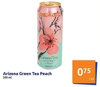 Promoties Arizona green tea peach - Arizona - Geldig van 29/05/2024 tot 04/06/2024 bij Action
