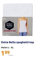 Promoties Dolce bella spaghetti-top - Dolce Bella - Geldig van 29/05/2024 tot 04/06/2024 bij Action