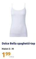 Promoties Dolce bella spaghetti-top - Dolce Bella - Geldig van 29/05/2024 tot 04/06/2024 bij Action
