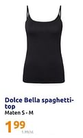 Promoties Dolce bella spaghettitop - Dolce Bella - Geldig van 29/05/2024 tot 04/06/2024 bij Action