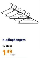 Promoties Kledinghangers - Huismerk - Action - Geldig van 29/05/2024 tot 04/06/2024 bij Action