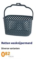 Promoties Rattan wasknijpermand - Huismerk - Action - Geldig van 29/05/2024 tot 04/06/2024 bij Action