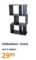 Promoties Vakkenkast - zwart - Huismerk - Action - Geldig van 29/05/2024 tot 04/06/2024 bij Action
