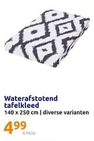 Promoties Waterafstotend tafelkleed - Huismerk - Action - Geldig van 29/05/2024 tot 04/06/2024 bij Action