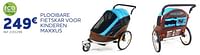 Promoties Plooibare fietskar voor kinderen maxxus - Maxxus - Geldig van 01/05/2024 tot 04/06/2024 bij Auto 5