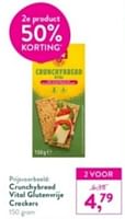 Promoties Crunchybread vital glutenvrije crackers - Schar - Geldig van 02/06/2024 tot 09/06/2024 bij Holland & Barret