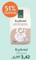 Promoties Erythritol - Huismerk - Holland & Barrett - Geldig van 02/06/2024 tot 09/06/2024 bij Holland & Barret