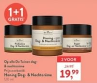 Promoties Honing dag- + nachtcrème  - De Tuinen - Geldig van 02/06/2024 tot 09/06/2024 bij Holland & Barret
