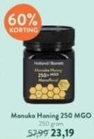 Promoties Manuka honing 250 mgo - Huismerk - Holland & Barrett - Geldig van 02/06/2024 tot 09/06/2024 bij Holland & Barret