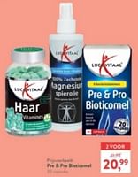 Promoties Pre + pro bioticomel - Lucovitaal - Geldig van 02/06/2024 tot 09/06/2024 bij Holland & Barret