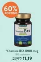 Promoties Vitamine b12 1000 mcg - Huismerk - Holland & Barrett - Geldig van 02/06/2024 tot 09/06/2024 bij Holland & Barret