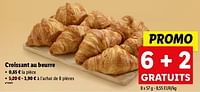 Promotions Croissant au beurre - Produit maison - Lidl - Valide de 05/06/2024 à 11/06/2024 chez Lidl