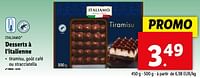 Promotions Desserts à l’italienne - Italiamo - Valide de 05/06/2024 à 11/06/2024 chez Lidl