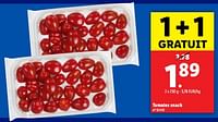 Promotions Tomates snack - Produit maison - Lidl - Valide de 05/06/2024 à 11/06/2024 chez Lidl