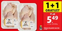 Promotions Cuisses de poulet sans dos - Produit maison - Lidl - Valide de 05/06/2024 à 11/06/2024 chez Lidl