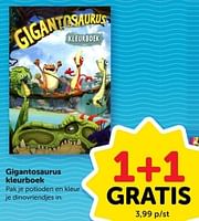 Promoties Gigantosaurus kleurboek - Huismerk - Boekenvoordeel - Geldig van 01/06/2024 tot 09/06/2024 bij BoekenVoordeel