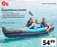 Promotions Kayak gonflable pour 2 personnes - Crivit - Valide de 05/06/2024 à 11/06/2024 chez Lidl