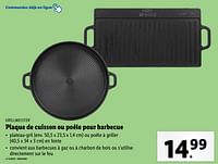 Promotions Plaque de cuisson ou poêle pour barbecue - Grill Meister - Valide de 05/06/2024 à 11/06/2024 chez Lidl