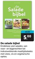Promoties De salade bijbel - Huismerk - Boekenvoordeel - Geldig van 01/06/2024 tot 09/06/2024 bij BoekenVoordeel