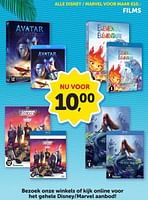 Promoties Disney-marvel films - Huismerk - Boekenvoordeel - Geldig van 01/06/2024 tot 09/06/2024 bij BoekenVoordeel