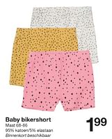 Promoties Baby bikershort - Huismerk - Zeeman  - Geldig van 01/06/2024 tot 14/06/2024 bij Zeeman