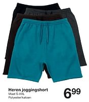 Promoties Heren joggingshort - Huismerk - Zeeman  - Geldig van 01/06/2024 tot 14/06/2024 bij Zeeman