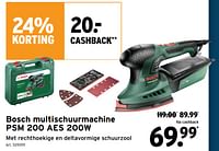 Promoties Bosch multischuurmachine psm 200 aes - Bosch - Geldig van 22/05/2024 tot 18/06/2024 bij Gamma