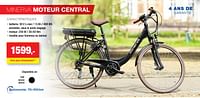 Promotions Vélo électrique minerva moteur central - Minerva - Valide de 01/05/2024 à 31/07/2024 chez Hubo