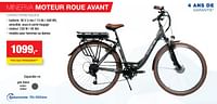 Promotions Vélo électrique minerva moteur roue avant - Minerva - Valide de 01/05/2024 à 31/07/2024 chez Hubo