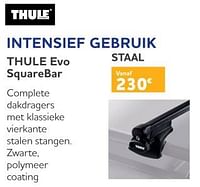 Promoties Dakdragers thule evo squarebar staal - Thule - Geldig van 01/05/2024 tot 04/06/2024 bij Auto 5