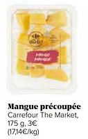 Promotions Mangue précoupée carrefour the market - Produit maison - Carrefour  - Valide de 31/05/2024 à 30/06/2024 chez Carrefour