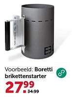 Promoties Boretti brikettenstarter - Boretti - Geldig van 29/05/2024 tot 09/06/2024 bij Aveve