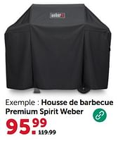 Promotions Housse de barbecue premium spirit weber - Weber - Valide de 31/05/2024 à 02/06/2024 chez Aveve