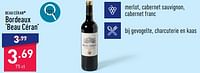 Promoties Bordeaux beau céran - Rode wijnen - Geldig van 10/06/2024 tot 16/06/2024 bij Aldi