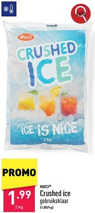 Promoties Crushed ice - Mucci - Geldig van 10/06/2024 tot 16/06/2024 bij Aldi