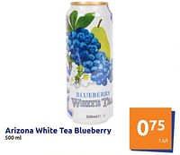 Promotions Arizona white tea blueberry - Arizona - Valide de 29/05/2024 à 04/06/2024 chez Action