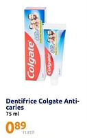 Promotions Dentifrice colgate anti- caries - Colgate - Valide de 29/05/2024 à 04/06/2024 chez Action