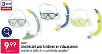 Promoties Snorkelset voor kinderen en volwassenen - Crane - Geldig van 10/06/2024 tot 16/06/2024 bij Aldi