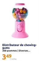 Promotions Distributeur de chewing gums - Produit Maison - Action - Valide de 29/05/2024 à 04/06/2024 chez Action