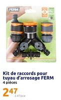 Promotions Kit de raccords pour tuyau d`arrosage ferm - Ferm - Valide de 29/05/2024 à 04/06/2024 chez Action