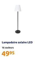 Promotions Lampadaire solaire led - Produit Maison - Action - Valide de 29/05/2024 à 04/06/2024 chez Action