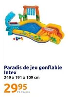Promotions Paradis de jeu gonflable intex - Intex - Valide de 29/05/2024 à 04/06/2024 chez Action