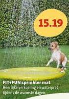 Promoties Fit+fun sprinkler mat - Fit + Fun - Geldig van 05/06/2024 tot 10/06/2024 bij Maxi Zoo