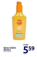 Promotions Spray solaire zenova - Zenova - Valide de 29/05/2024 à 04/06/2024 chez Action