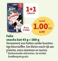 Promoties Felix snacks kat - Purina - Geldig van 05/06/2024 tot 10/06/2024 bij Maxi Zoo