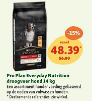 Promoties Pro plan everyday nutrition droogvoer hond - Purina - Geldig van 05/06/2024 tot 10/06/2024 bij Maxi Zoo