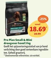 Promoties Pro plan small + mini droogvoer hond - Purina - Geldig van 05/06/2024 tot 10/06/2024 bij Maxi Zoo