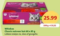Promoties Whiskas classic natvoer kat - Whiskas - Geldig van 05/06/2024 tot 10/06/2024 bij Maxi Zoo
