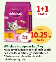 Promoties Whiskas droogvoer kat - Whiskas - Geldig van 05/06/2024 tot 10/06/2024 bij Maxi Zoo